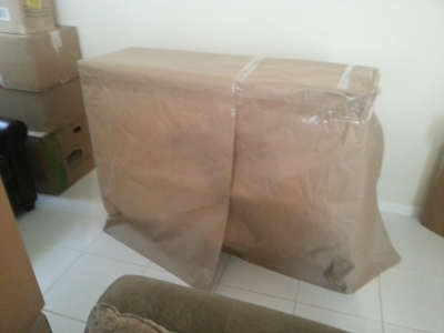 Wrapping cabinet sofa table - Packing Service Inc. 2